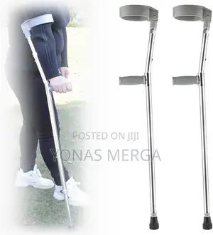 Forearm Crutches With Ergonomic Grip/150kg Max User Weight