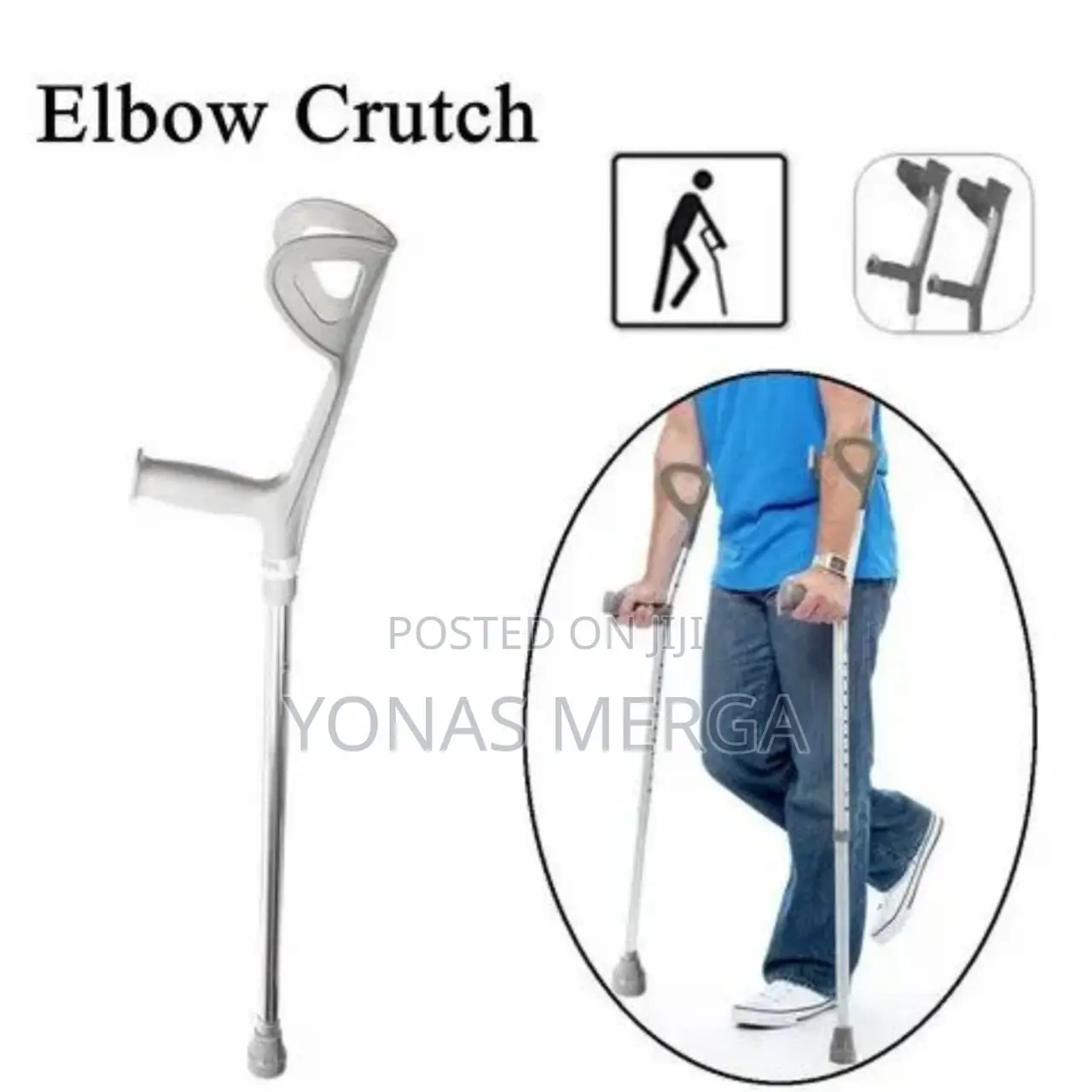 Aluminium Kosmocare Elbow Crutches/Enable Normal Movement