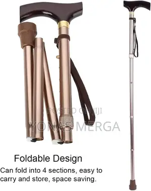 FOLDABLE AND PORTABLE: Our Walking Cane Can Be Folded