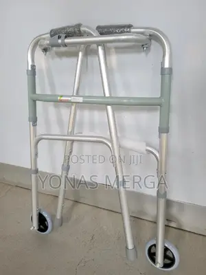Folding Front Wheel Walker Is Designed W/ Comfy Push Button