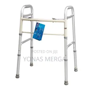 Walker +Waker÷Button Folding Walker With Auto-Glide Brakes
