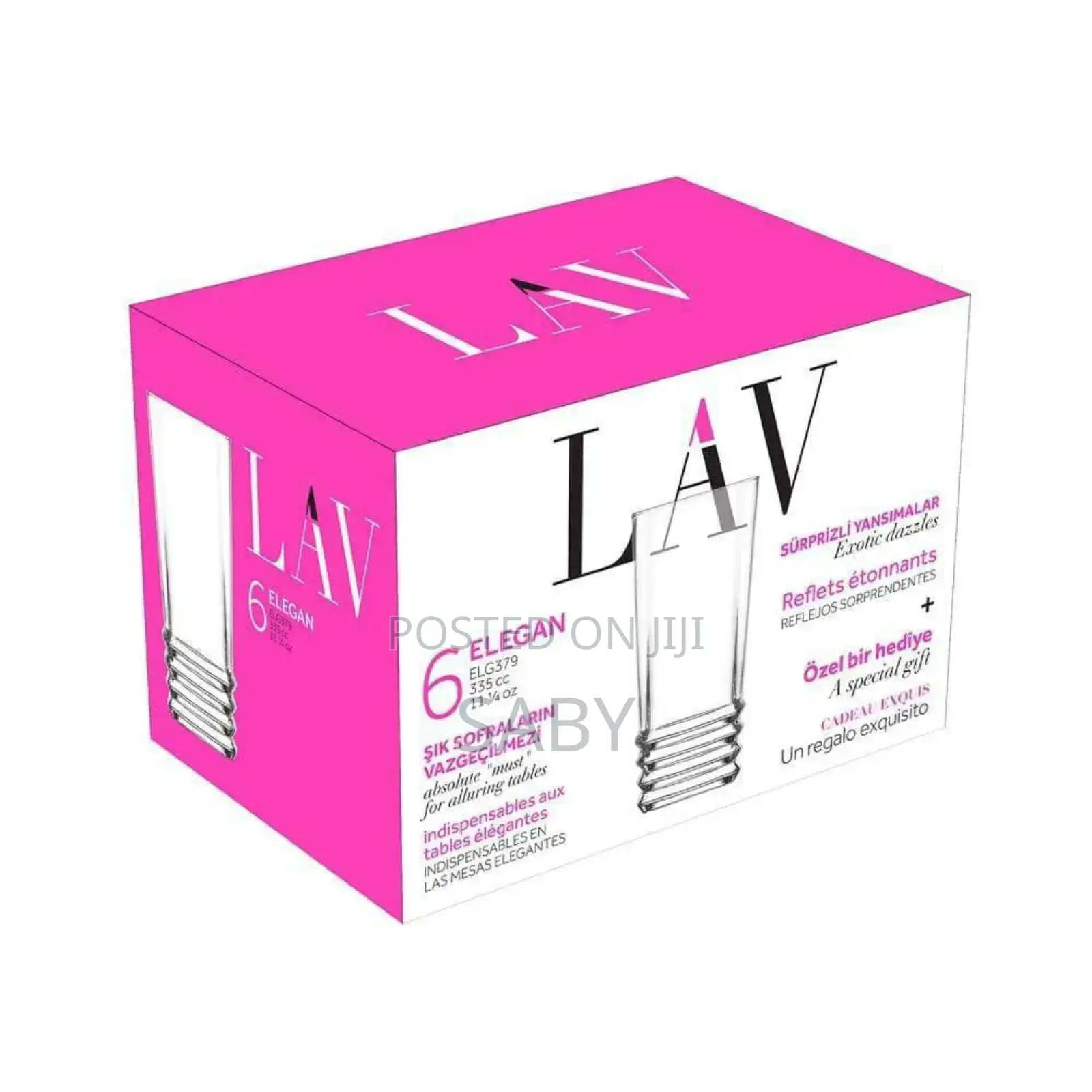 Lav Water Glass Cup