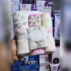 3 Piece Hooded Towel, 3 Piece Washcloths