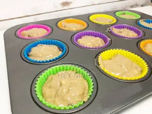 12 Holes Cup Silicon Baking Molds Muffin Pan