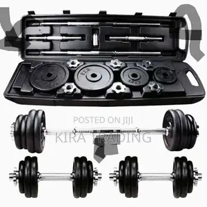 Adjustable ጠንካራ Cast Iron Dumbbell and Barbell