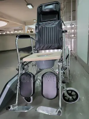 Toilet Wheelchair EASY TO CARRY: The Folding Transport Chair