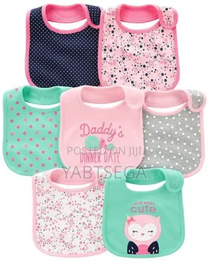 Waterproof Baby Bibs(የለሀጭ) 5ፍሬ