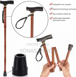 Adjustable Walking Cane, Folding Cane for Men Women,