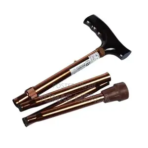 SMIC Premium Imported Folding Walking Stick (Brown)