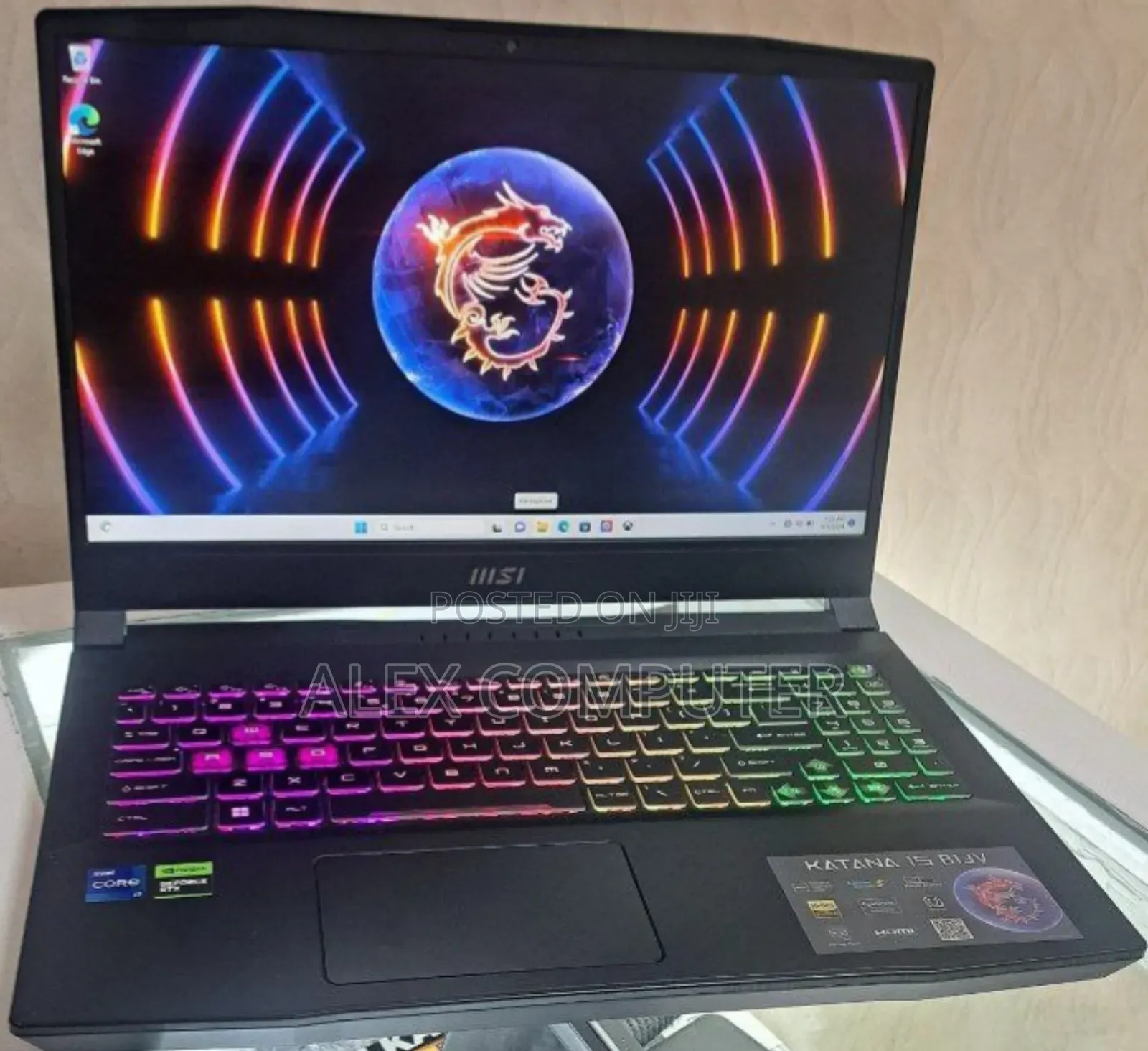 New Laptop MSI Katana 15 16GB Intel Core I7 SSD 1T