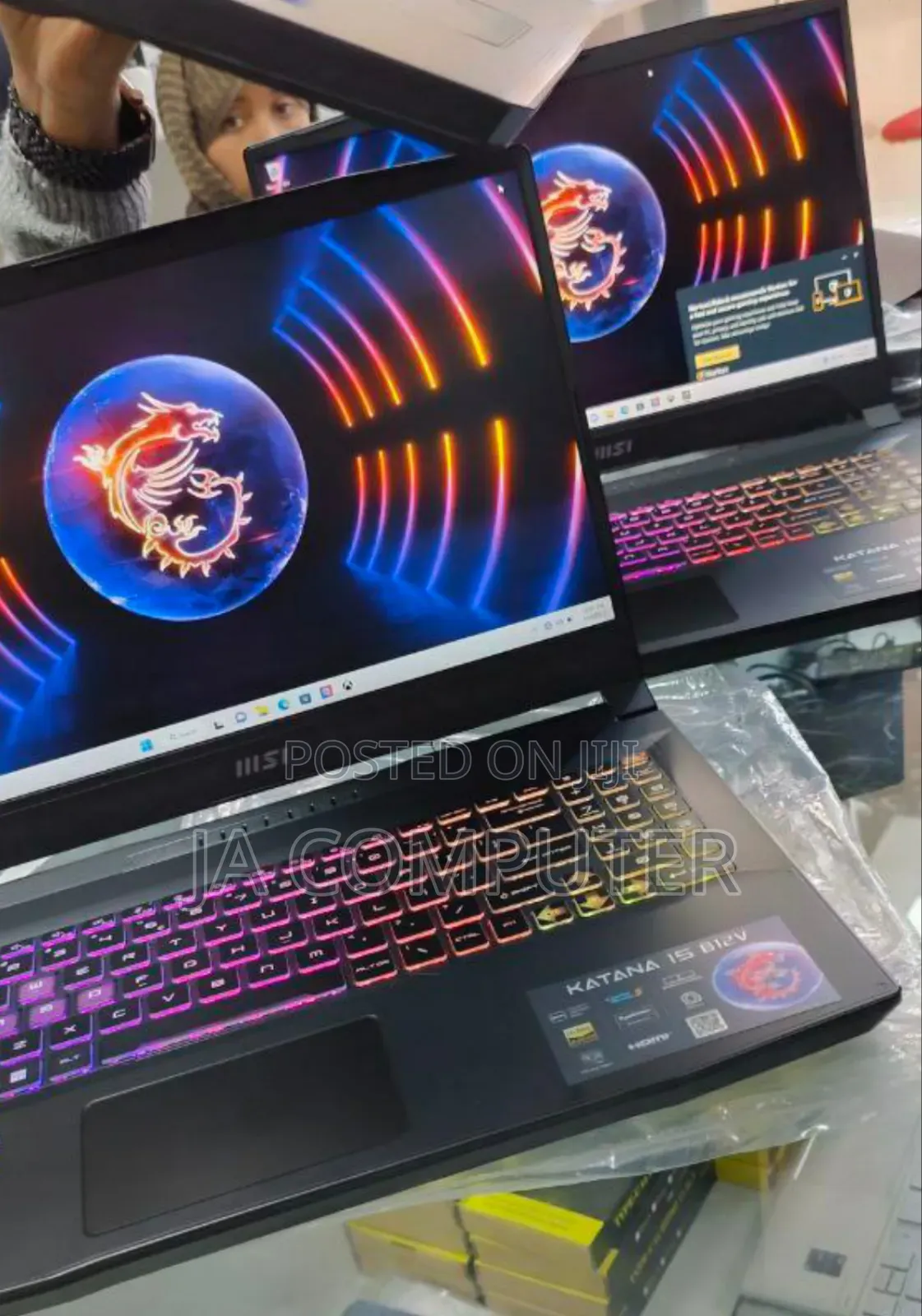 New Laptop MSI Katana GF66 16GB Intel Core I7 SSD 1T