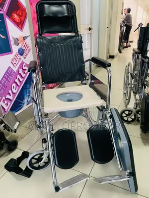 New Recliner Shower Wheelchair; Toilet Access Wheelchair