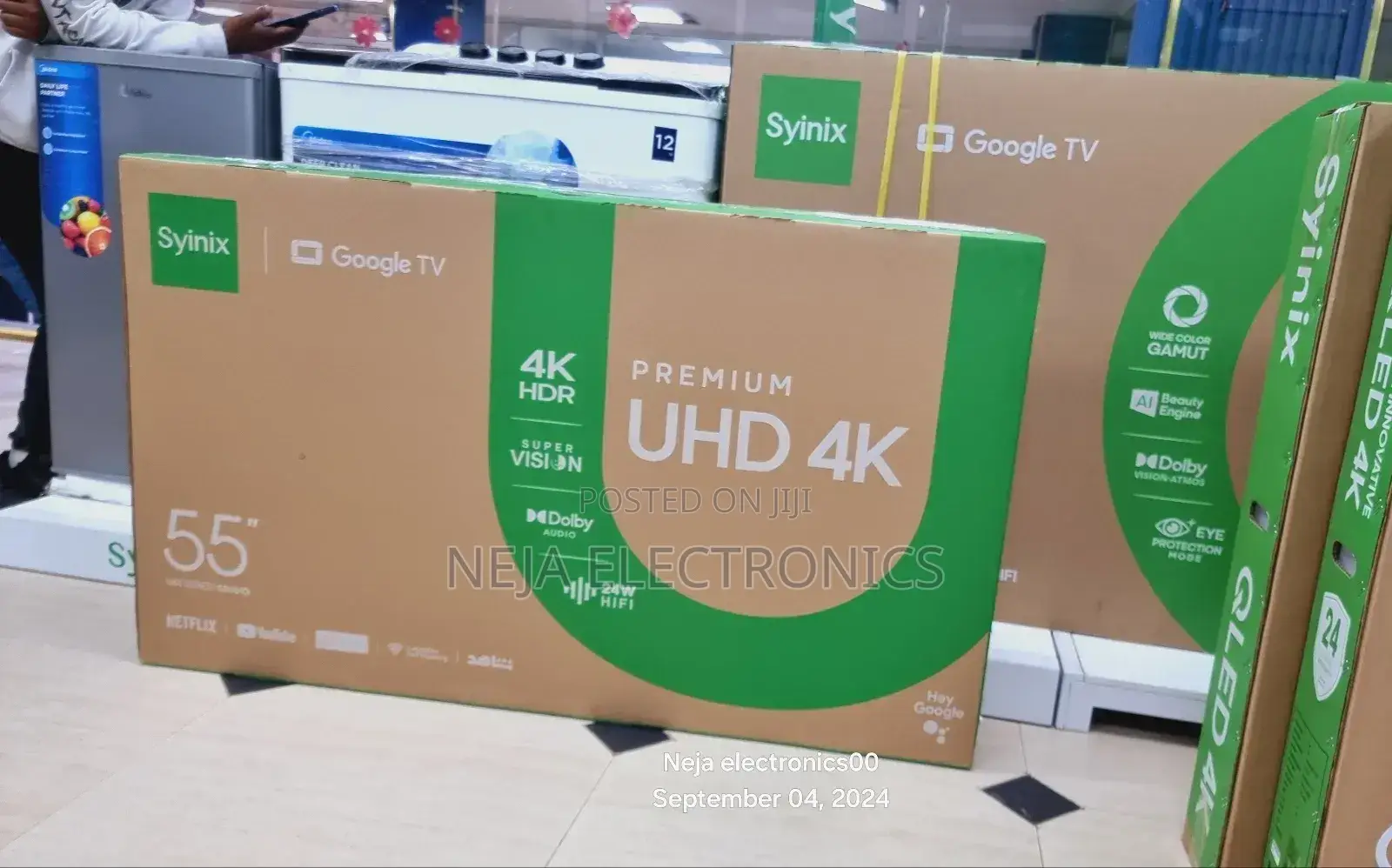 Syinix Tv 55in Google Tv Delivery