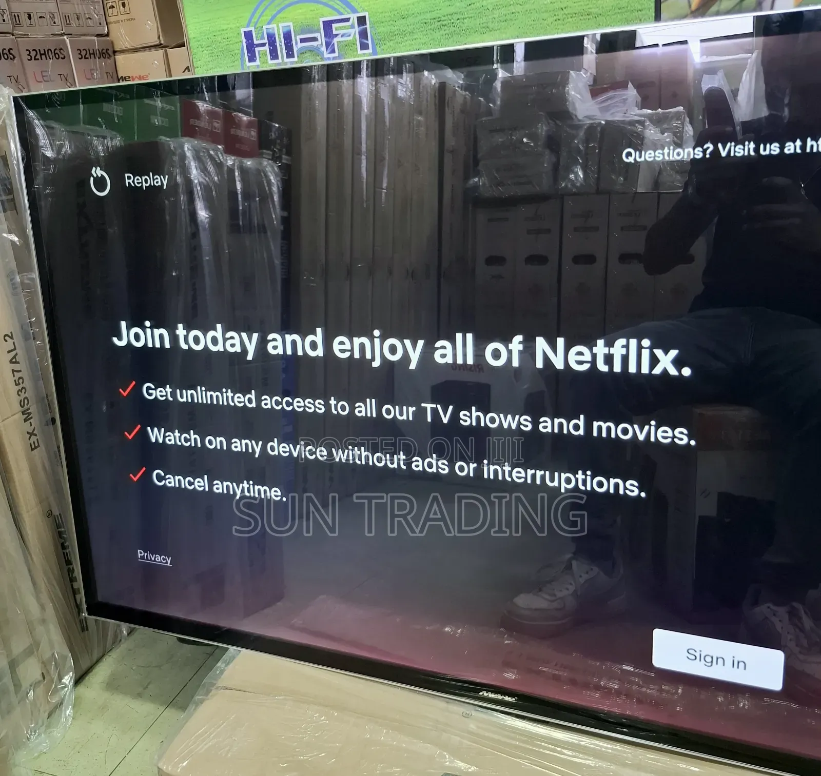 Mewe 55" Uhd Webos Silver Frame Tv With Magic Remote