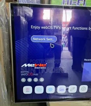 Mewe 55" Uhd Webos Silver Frame Tv With Magic Remote