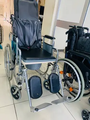 Wheelchairs,Self Propelled Commode Chair,With Removable Cush