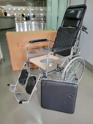 Fully Reclining Wheelchair Design for More Patient Comfort.