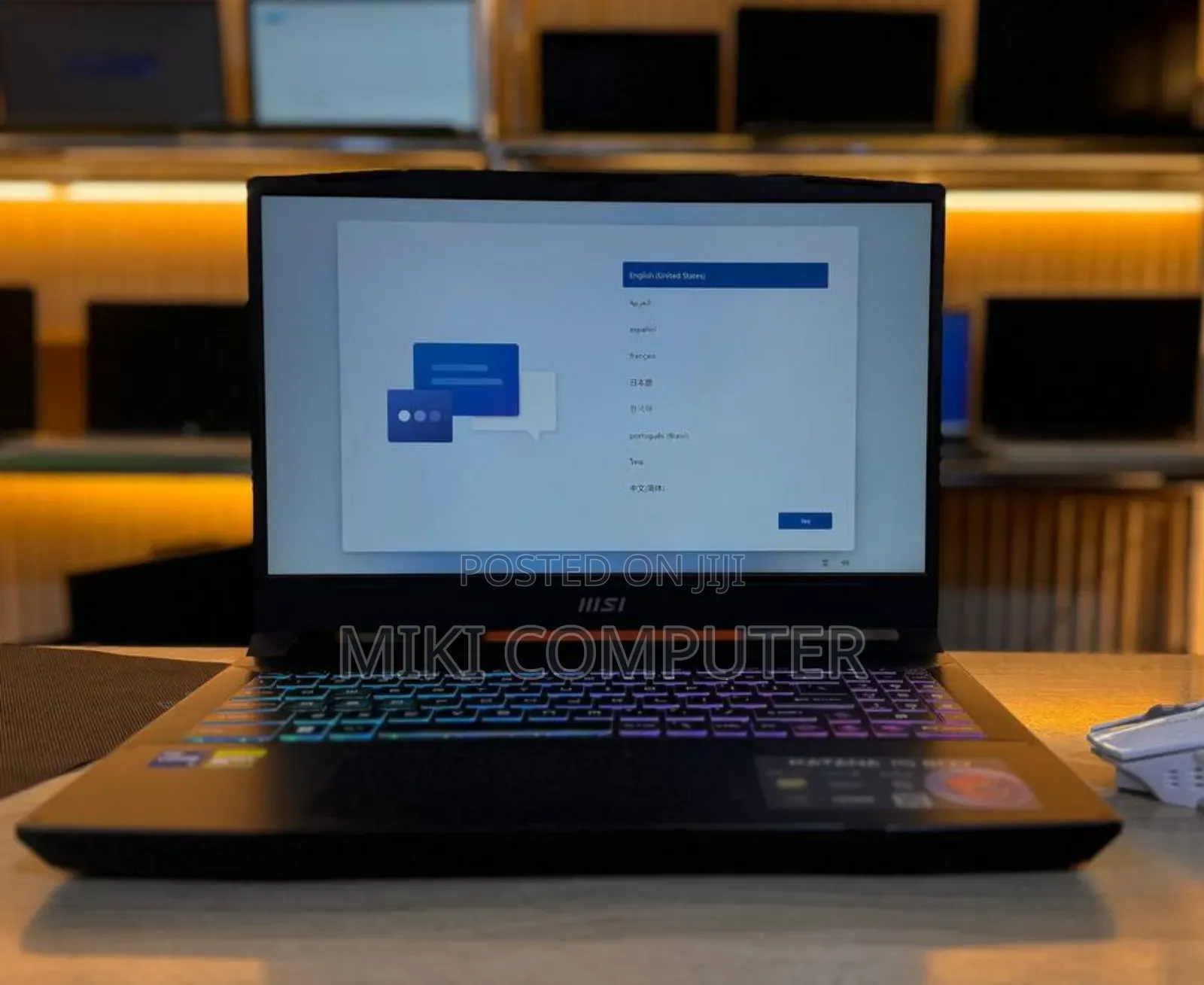 New Laptop MSI GF63 8GB Intel Core I7 SSD 512GB