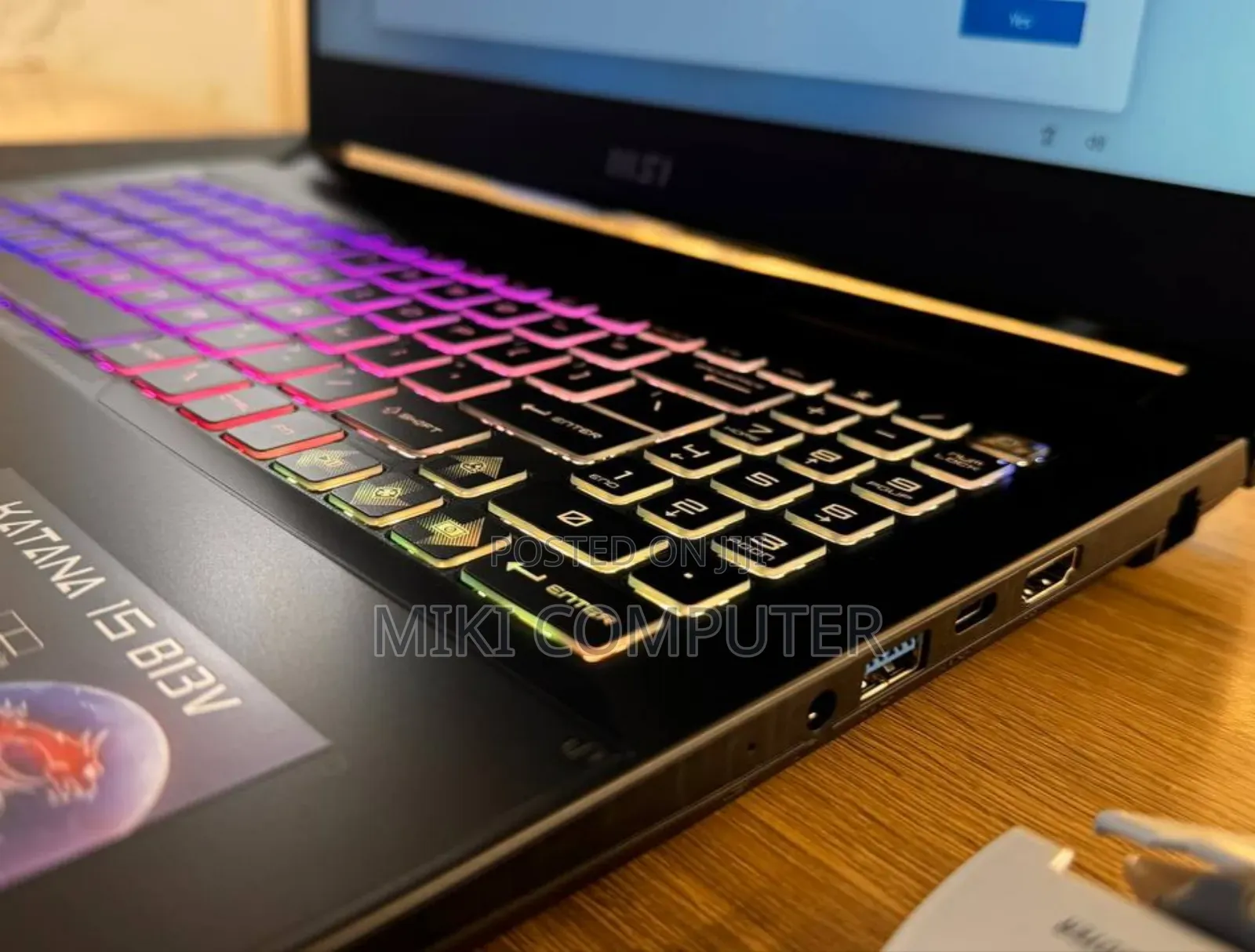 New Laptop MSI GF63 8GB Intel Core I7 SSD 512GB