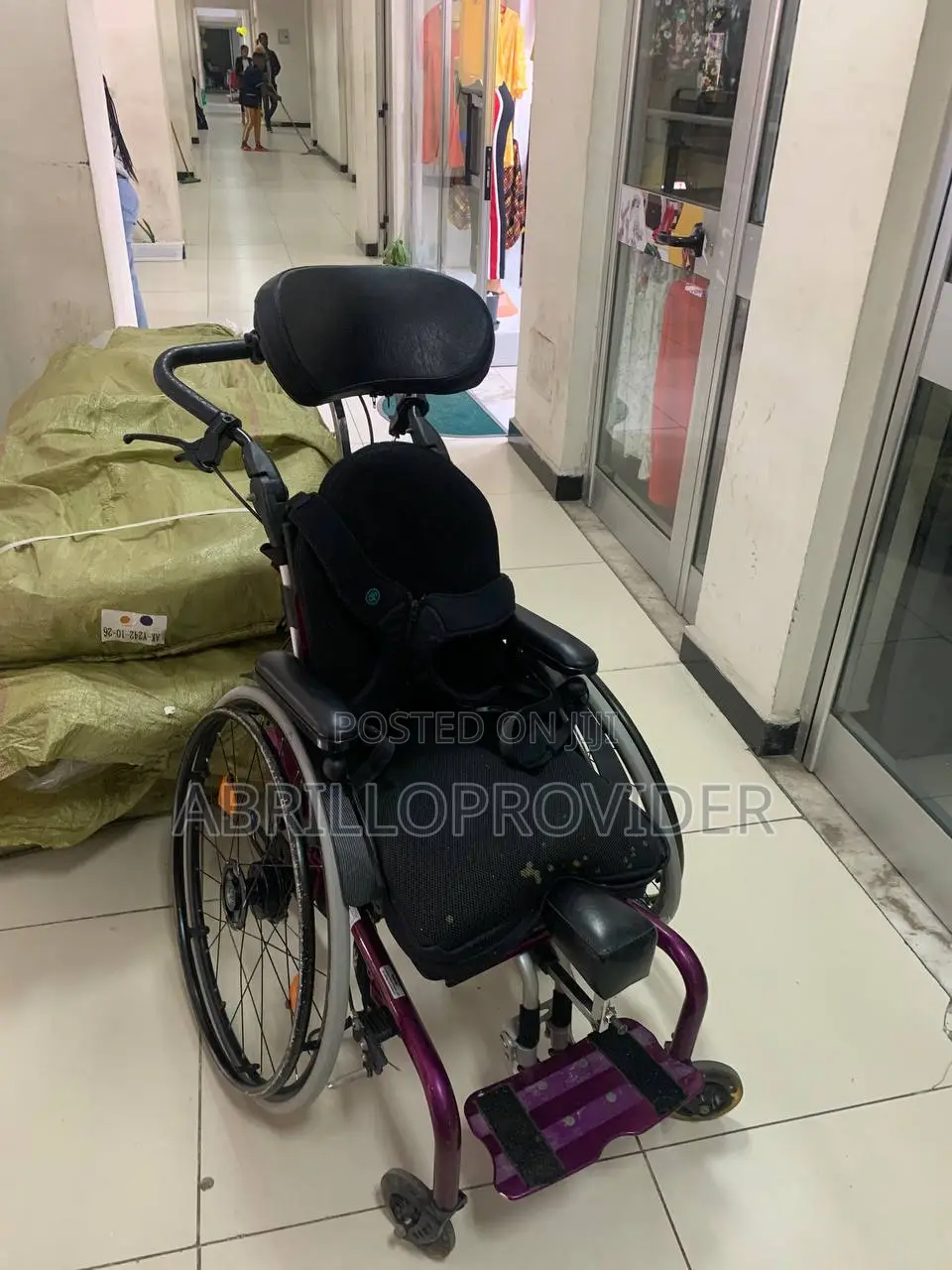 Cerebral Palsy Children's Wheelchair Car, Manual Transport W