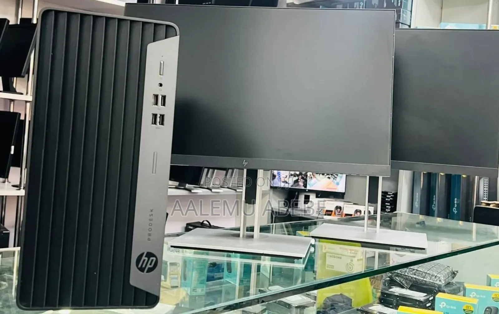 New Desktop Computer HP 16GB Intel Core I7 SSD 512GB