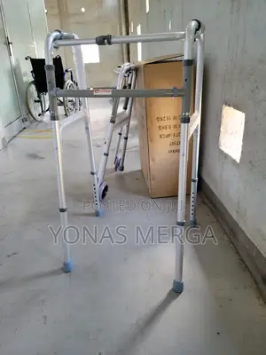 Aluminium Folding Walking Frame Wide Base for Max Stability