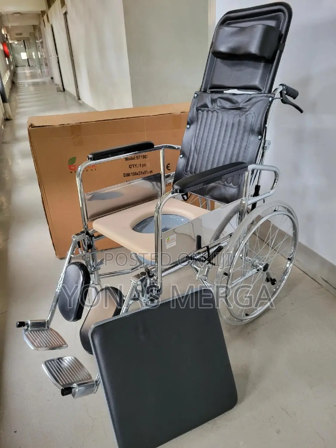 Commode Wheelchair Seat Standard Model With Best Comfort