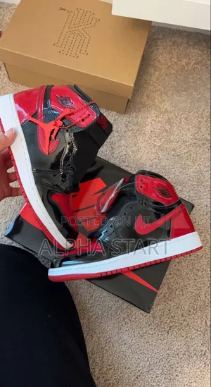 Air Jordan 1 Patent Bred Master Quality Shoes for You