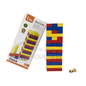 Wooden Stacking Block Tower Game