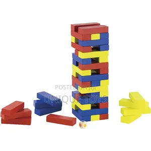 Wooden Stacking Block Tower Game