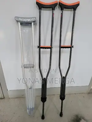 Hand Rubbing Crutches/Adjustable:Buttons Crunch/9 Adjustment