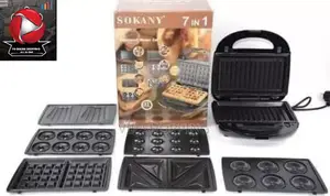 Sokany 7-in-1 Multi Snack Maker 7 በ 1 የቁርስና መክሰስ መስሪያ