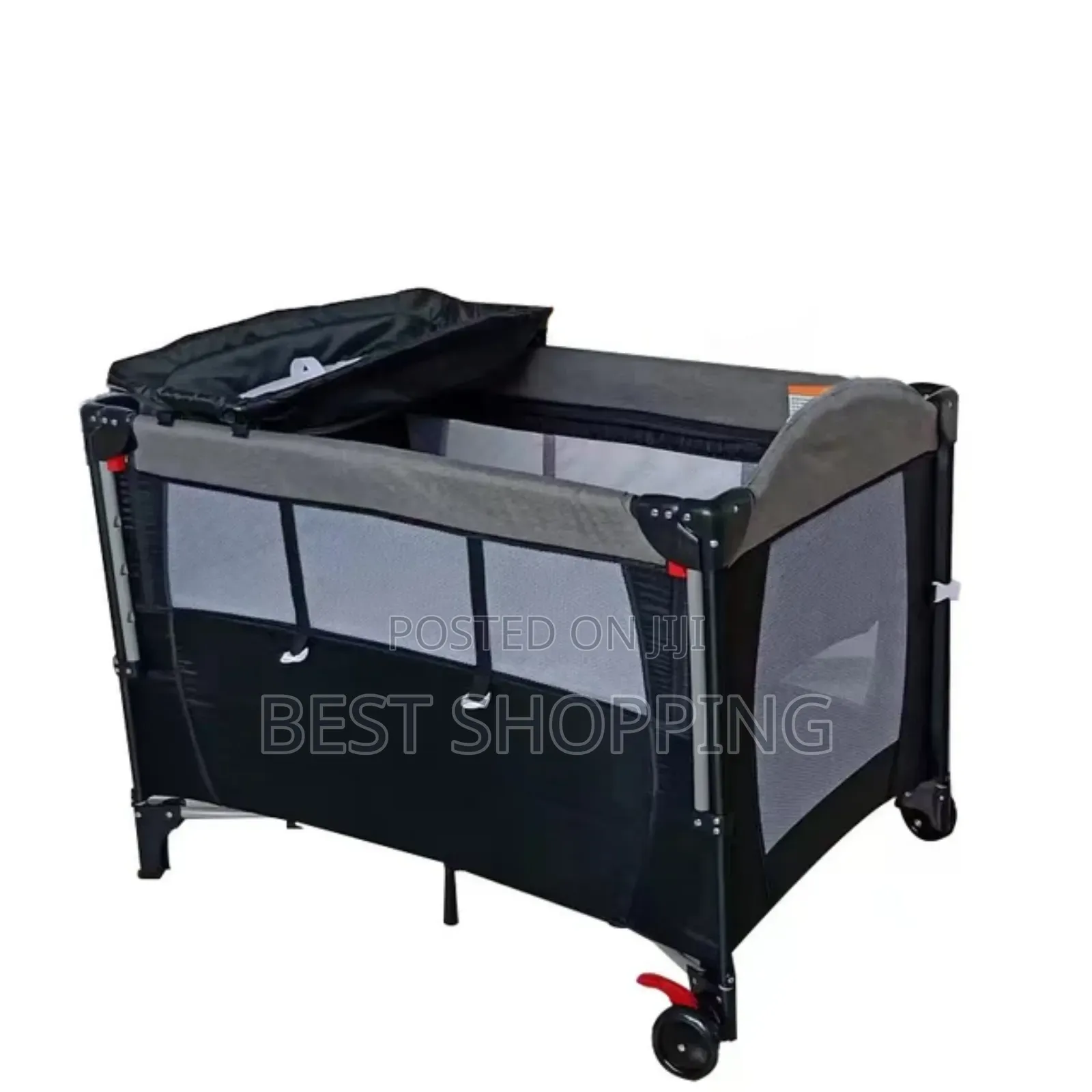 Deluxe Baby Bedside Crib Foldable Baby Bed የልጆች አልጋ