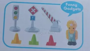 Multifunctional Tractors Cartoon Set