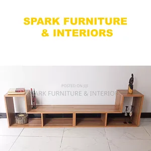 ተገጣጣሚ TV Stand/Shelf ከ6 በላይ የአቀማመጥ አማርጮች