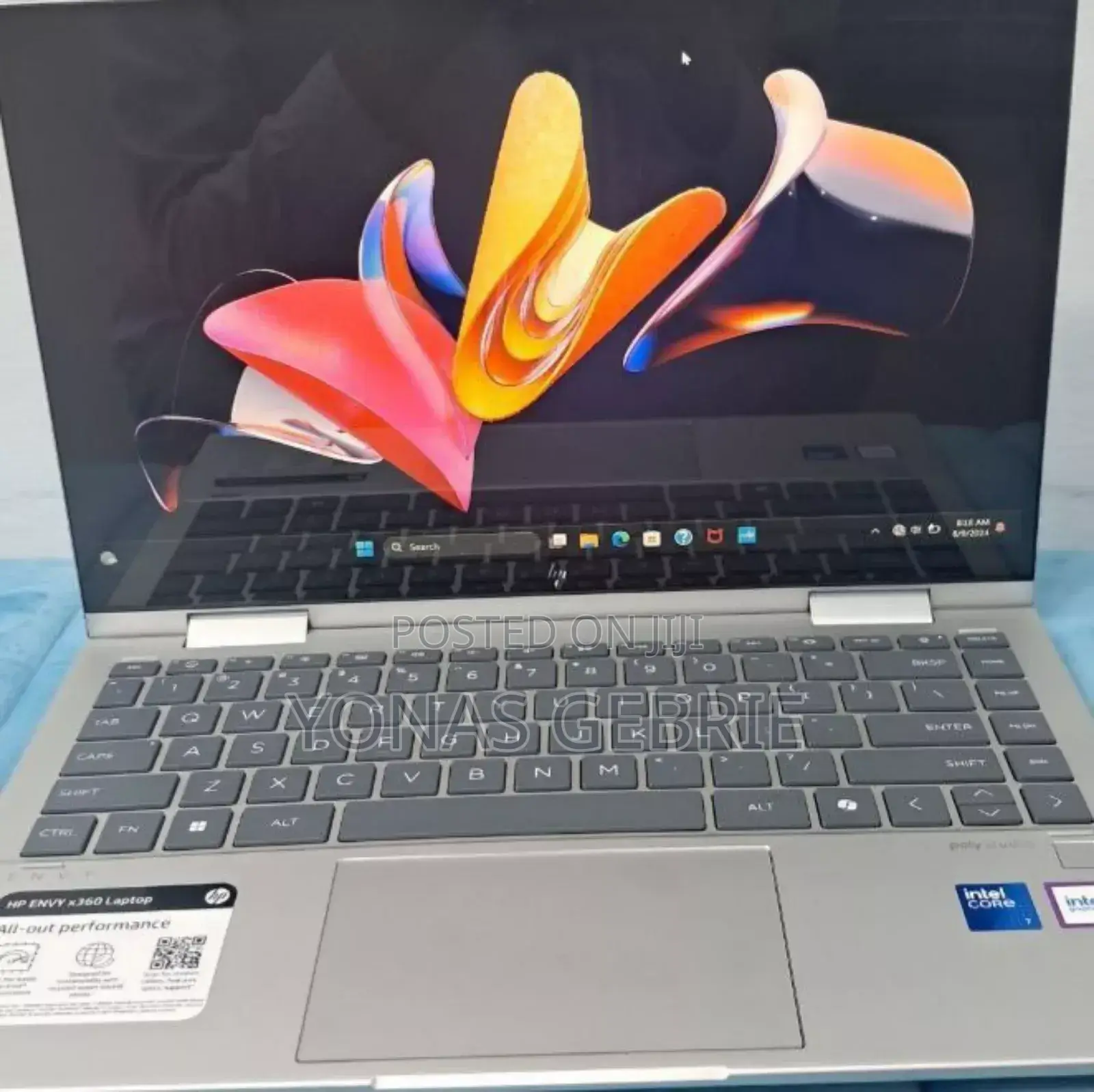 New Laptop HP Envy X360 16GB Intel Core I7 SSD 512GB