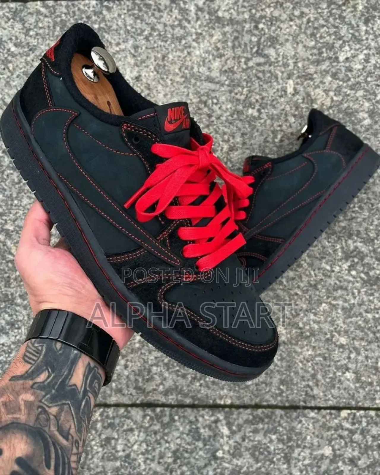 Nik Air Jordan 1 X Travis Scutt Master Quality Sneaker