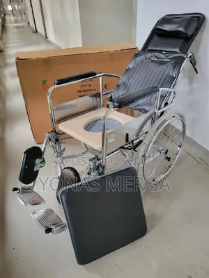 Popo Wheelchair Adjustable Leg Rests Wide Wheels All Terrain