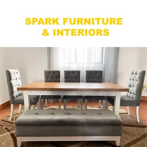 8 Seater Dining Set D-012 (ባለ 8 መቀመጫ)