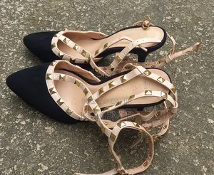 Black Velvet Heel