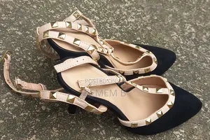 Black Velvet Heel