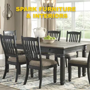 6 Seater Dining Set D-002 (ባለ 6መቀመጫ)