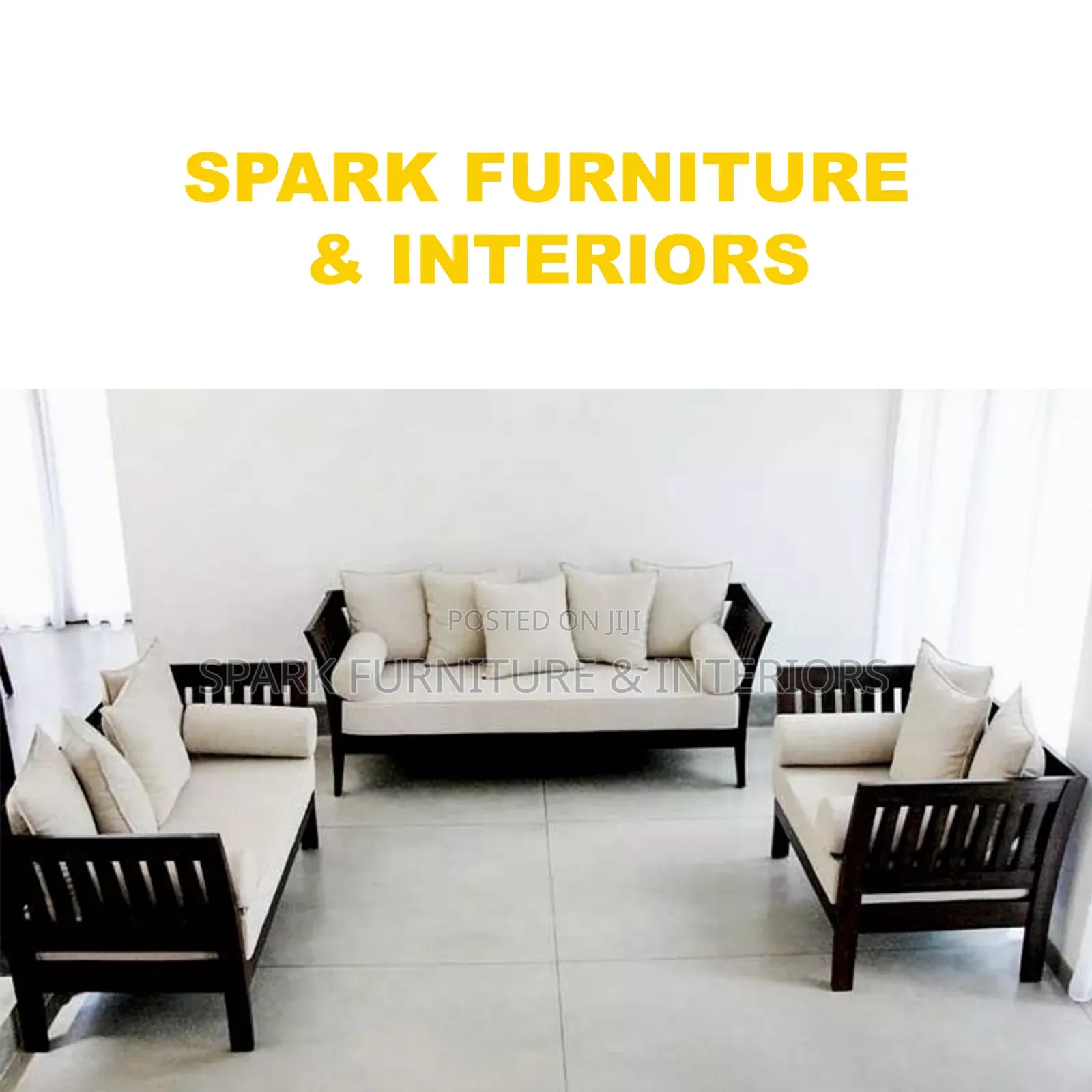 S-027 6 Seater Sofa Set (ባለ 6 መቀመጫ)