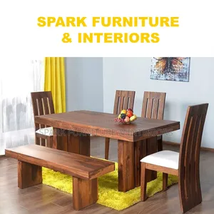 6 Seater Wooden Dining Set D-001