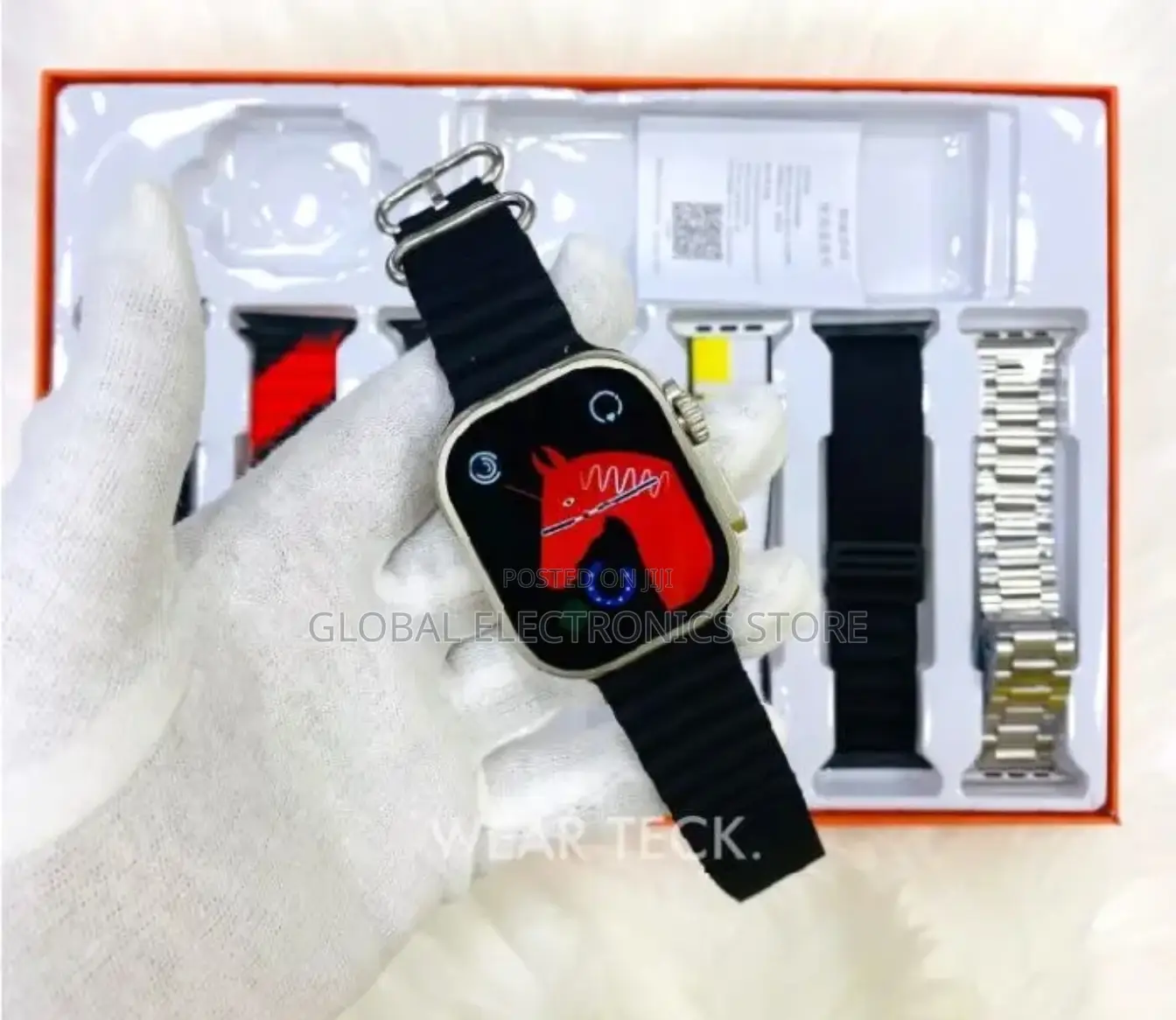 Ultra Series 8 Waterproof 7 Straps Smartwatch