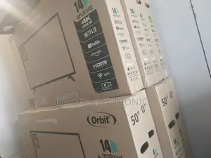 Orbit Tv 50 Inch Smart Android Tv New2024 Android Version 14