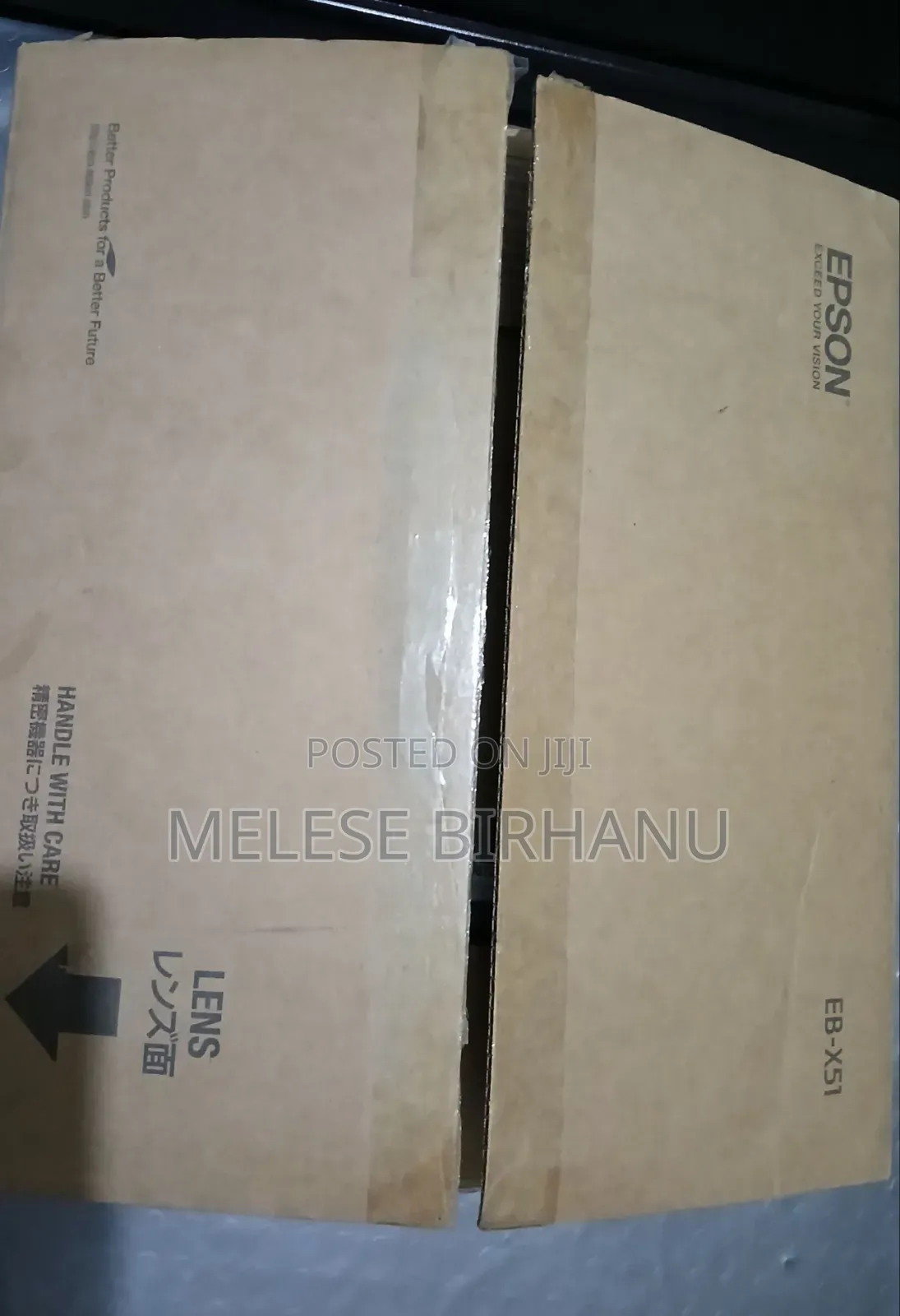 New Withe Carton EPSON Eb- X59 Projector