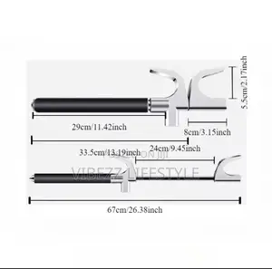 Car Anti-Theft Steering Wheel Lock (Heavy Duty Steel)