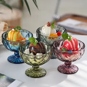 6 Piece Ice Cream Glass Cup