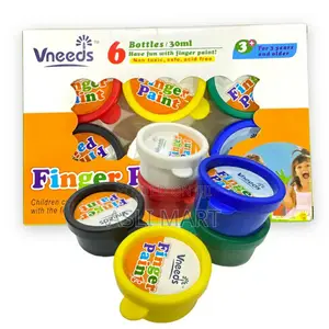 Six Color Kids Finger Paint